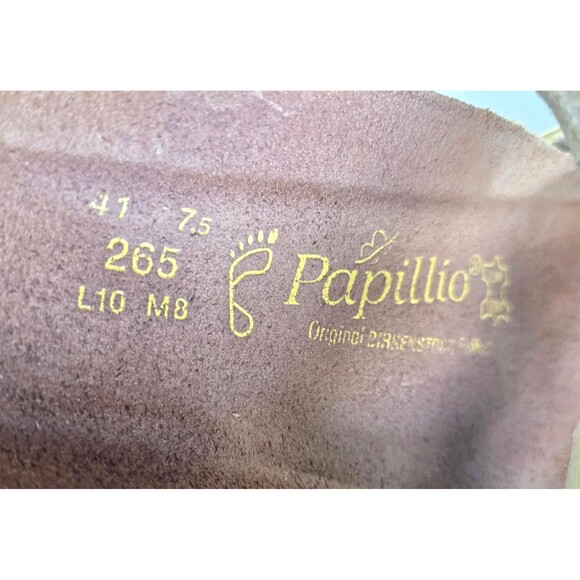 Birkenstock PAPILLIO Sandals Striped Multicolor Birko Flor 41 10.5 11 Regular - Picture 9 of 13